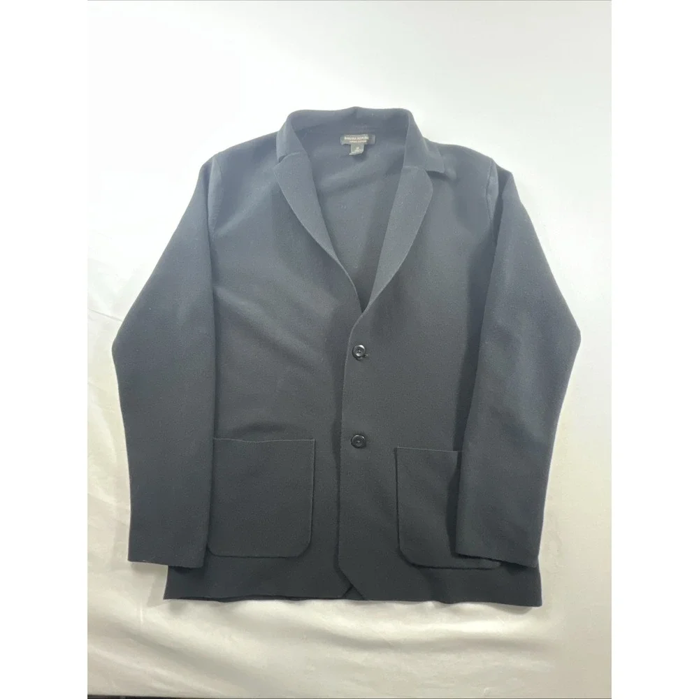 NEW  Banana Republic Supima Sweater Blazer, Sonoma Black , Size Medium 663642–01
